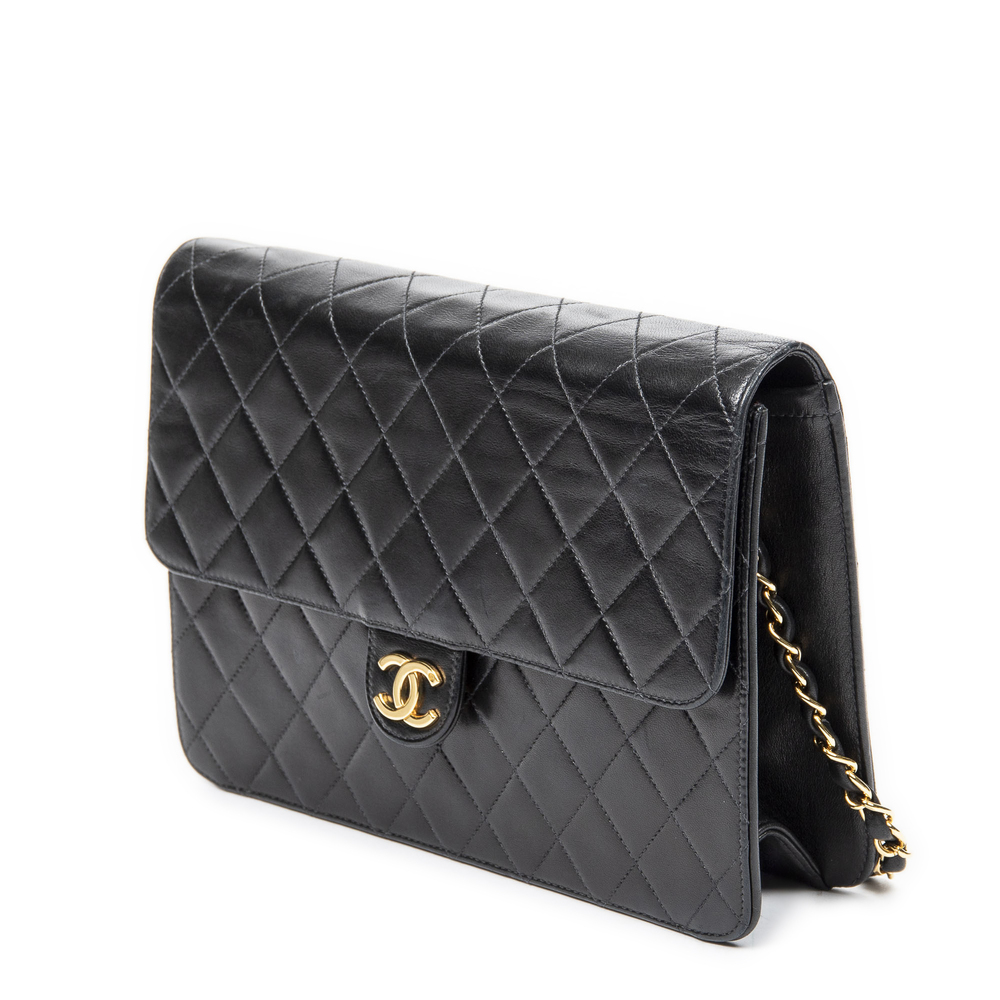 Chanel CC Push Lock Straight Single Flap - Picture 2 of 11